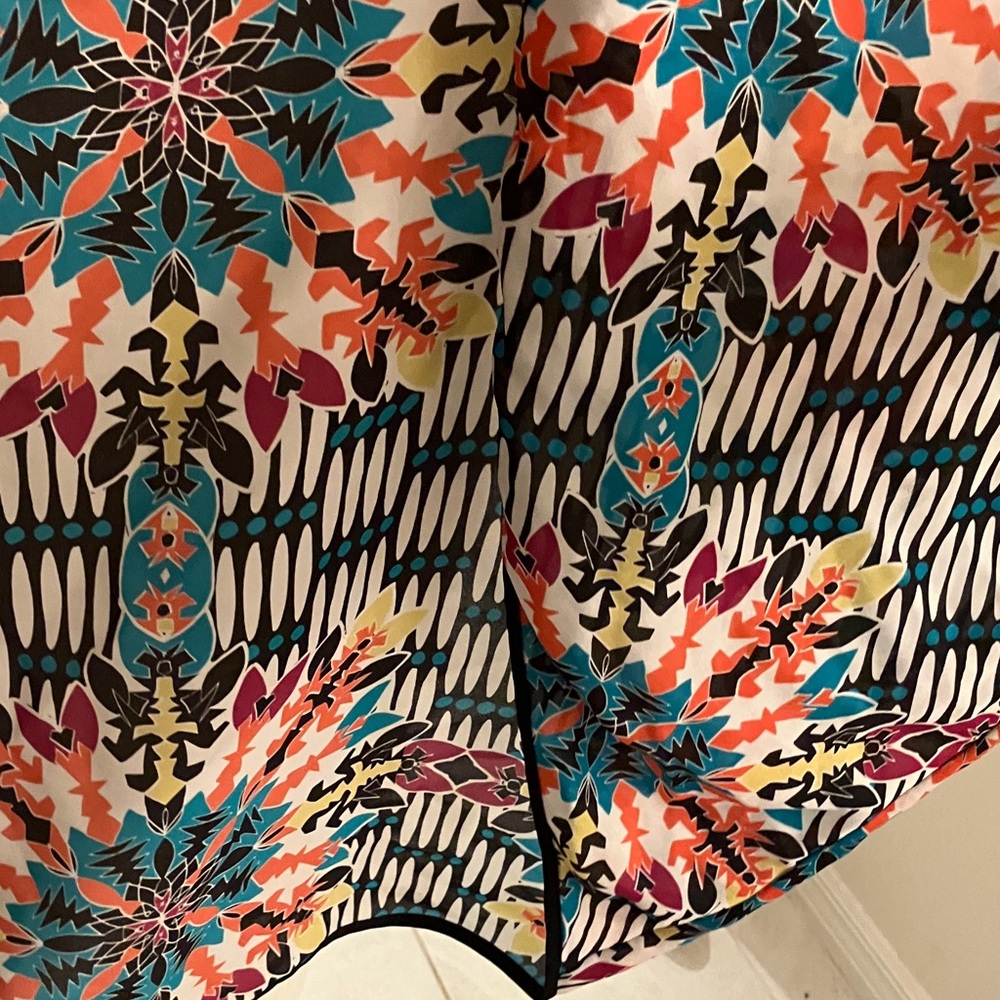 Cynthia Rowley Multicolor Geometric Kimono - Picture 3 of 6